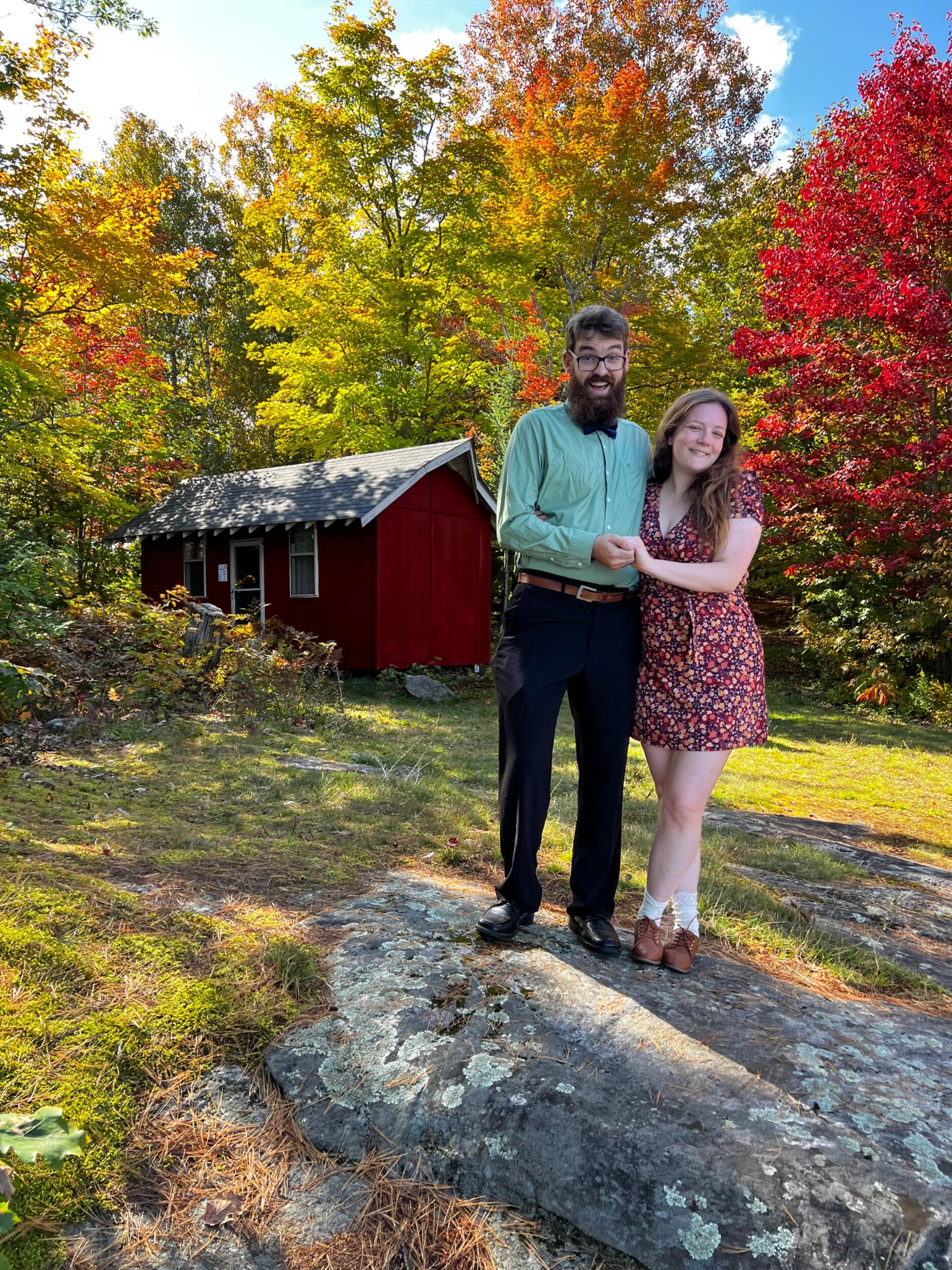 Love a camp wedding.