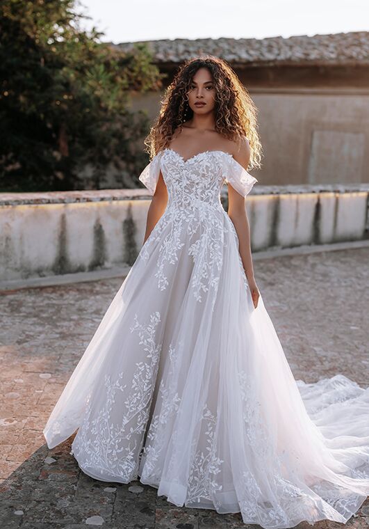 Abella Nasrin Ball Gown Wedding Dress - 5