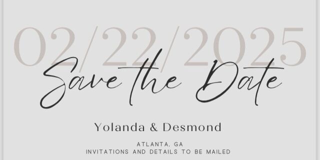 Yolanda & Desmond Home Page Banner