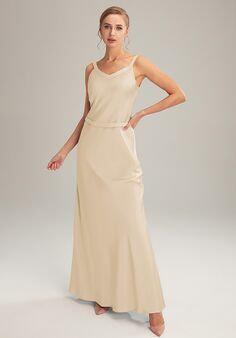 AW Bridal AW Sudie Dress V-Neck Bridesmaid Dress