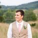 The boutonnieres were white silk lily of the valley accented with fresh foliage and bear grass.