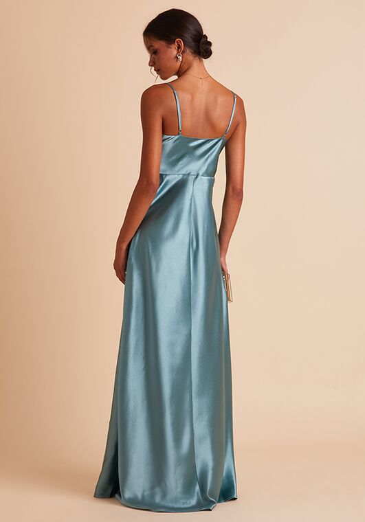 Birdy Grey Lisa Long Dress in Sea Glass Scoop Bridesmaid Dress - 2