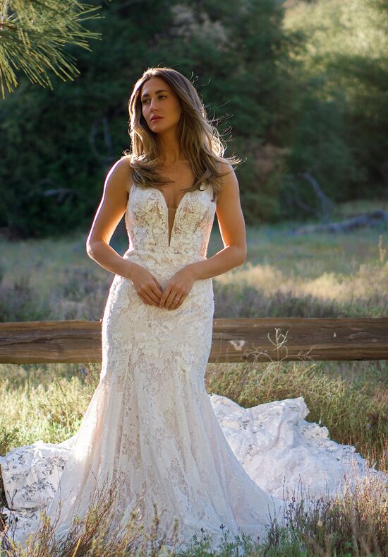 Essense of Australia D3273 Fit-and-Flare Wedding Dress - 1