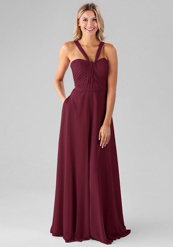 Kennedy Blue Ivy Halter Bridesmaid Dress - 1