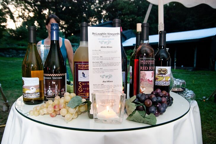 Reception Wine Listings