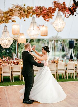 Bride and Groom Share First Dance in San Diego, California