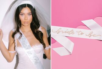 Bachelorette party 'bride to be' sashes