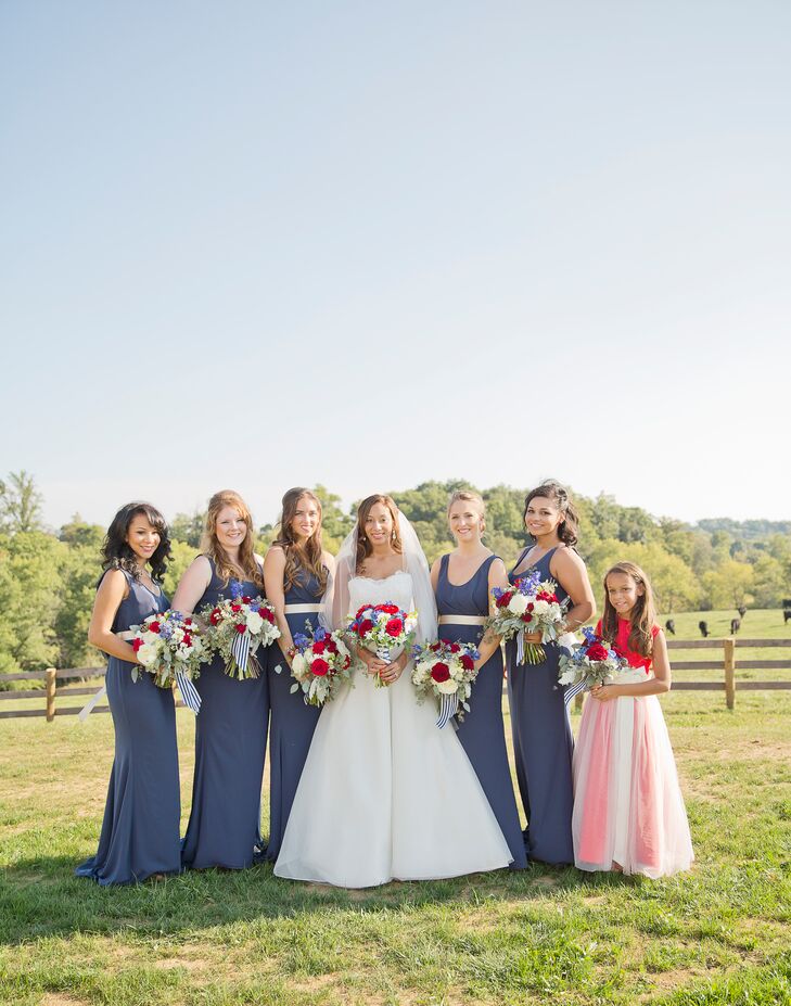 bridesmaid dresses for kids Made In USA Steel Blue Infinity Dress Bridesmaid Multiway Convertible Dress Made In USA +36 Colors main image 1