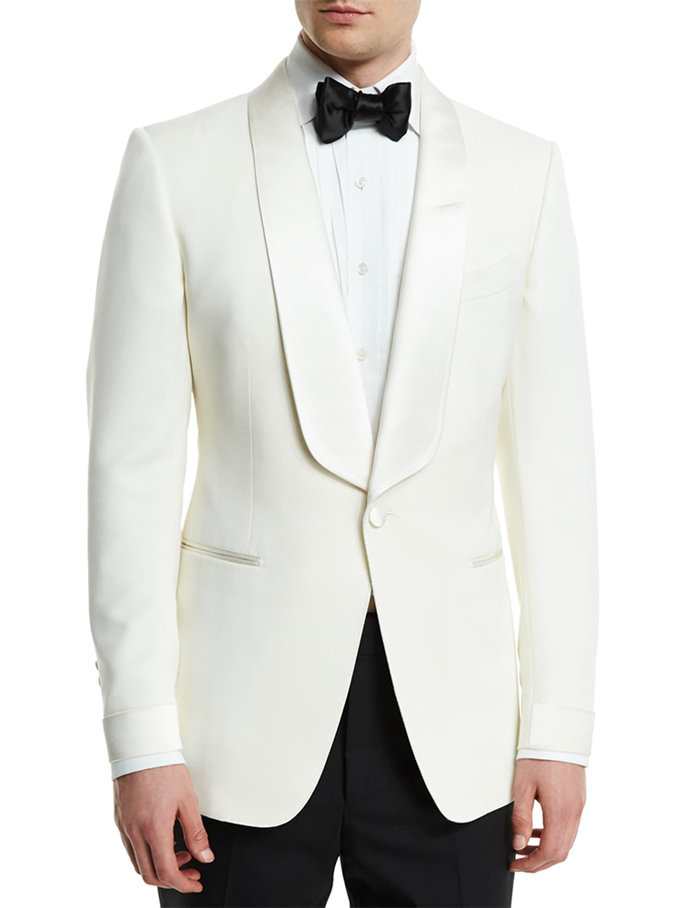 22 White Wedding Tuxedos That Are Undeniably Cool