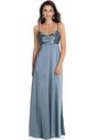 Dessy Group Cowl-Neck Empire Waist Maxi Dress with Adjustable Straps - TH097 Bridesmaid Dress - thumbnail - 1