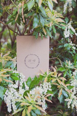 Monogrammed Kraft Paper Programs