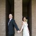 V-Neck Wedding Dress With Beaded Lace Overlay