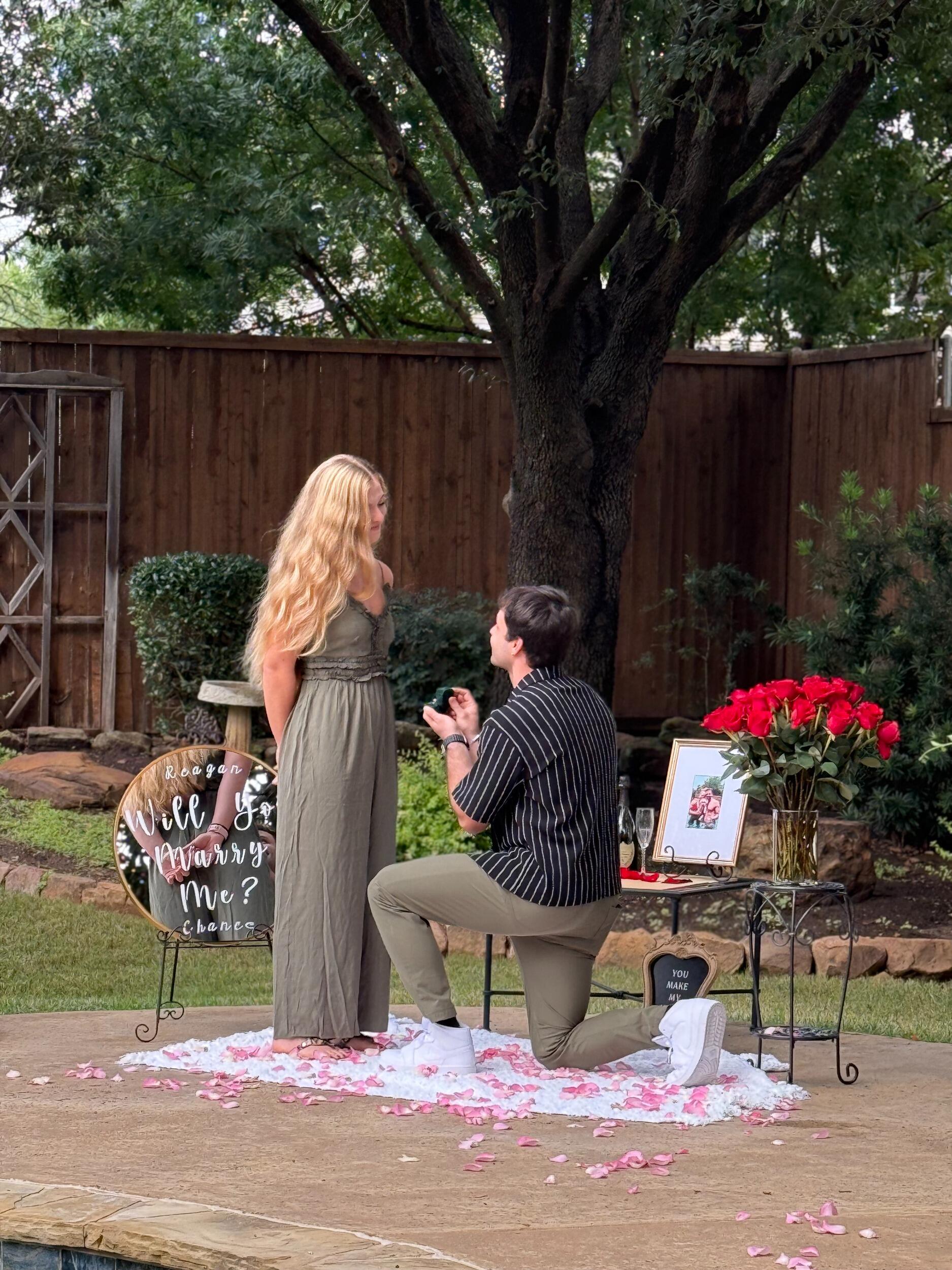 HE PROPOSED!!!