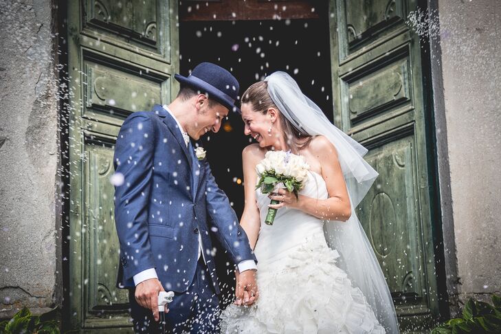 Lilac Heart Confetti Church Recessional