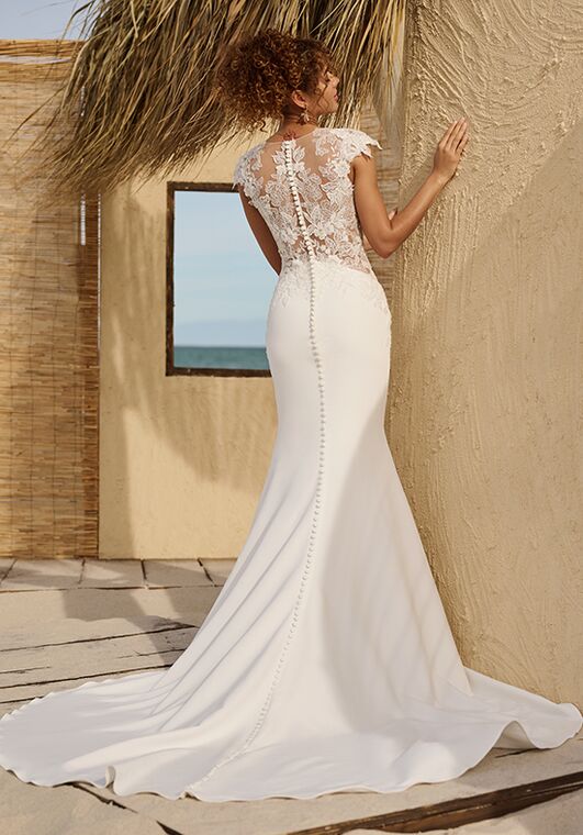 Rebecca Ingram IDABELLE Sheath Wedding Dress - 3