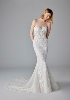 PRONOVIAS NUAGE Mermaid and Trumpet Wedding Dress
