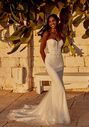 Lillian West 66385 Fit-and-Flare Wedding Dress - thumbnail - 5