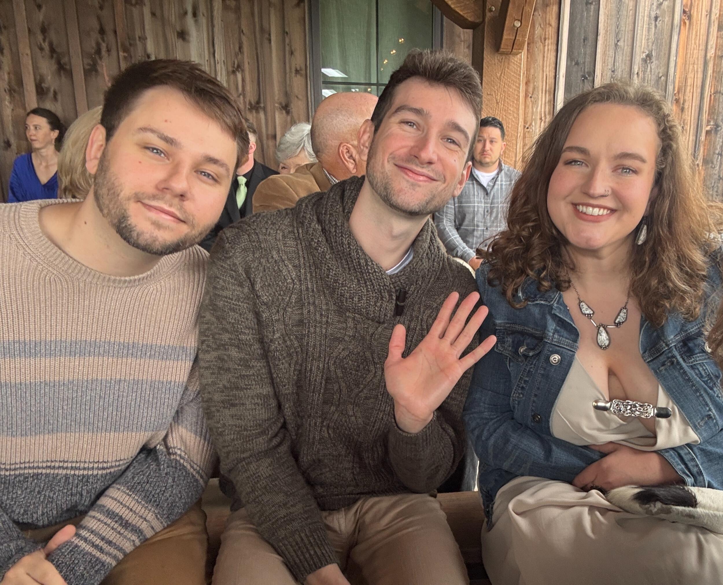 At our good friend's wedding