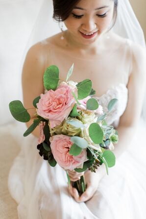 Lush Garden Rose Bridal Bouquet