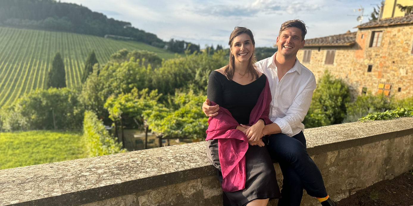 Catherine & James Home Page Banner