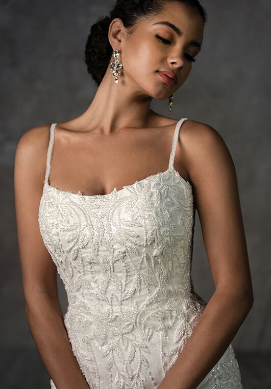 Essense of Australia D4279 Fit-and-Flare Wedding Dress - 5