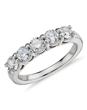 Blue Nile Round Cut Engagement Ring