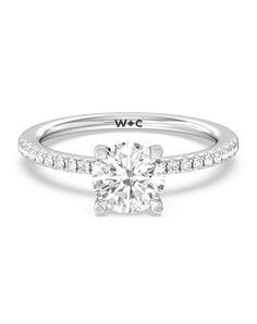 With Clarity Glamorous Cushion, Emerald, Radiant, Round, Oval Cut Engagement Ring