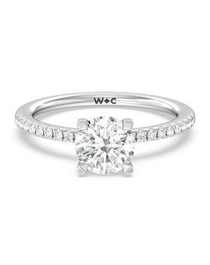 With Clarity Glamorous Cushion, Emerald, Radiant, Round, Oval Cut Engagement Ring
