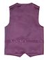 Perry Ellis "Noah" Kids Burgundy Suit (5-Piece Set) Flower Girl Dress and Ring Bearer Outfit - thumbnail - 7