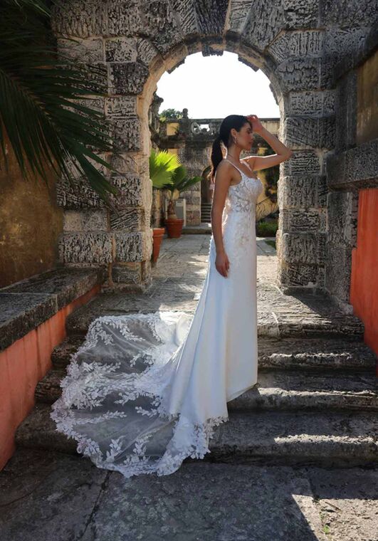 Stella York 7715 Column Wedding Dress - 6