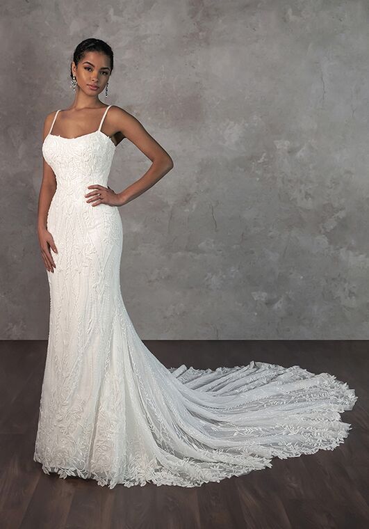 Essense of Australia D4279 Fit-and-Flare Wedding Dress - 6