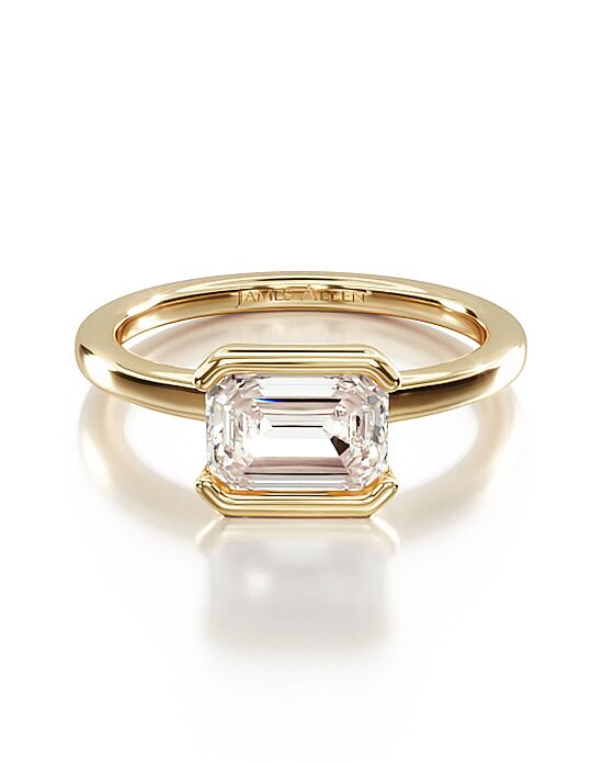 James Allen Emerald Cut Engagement Ring - 1