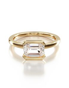 James Allen Emerald Cut Engagement Ring