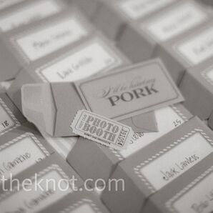 Ticket Escort Cards