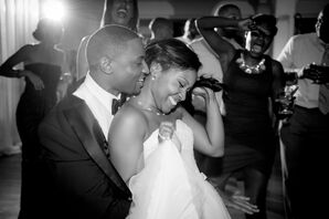 Newlyweds Dancing at Reception