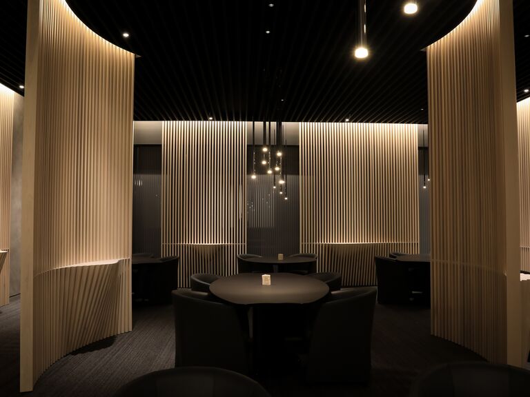 The gorgeous romantic date night setting at Ever, West Loop
