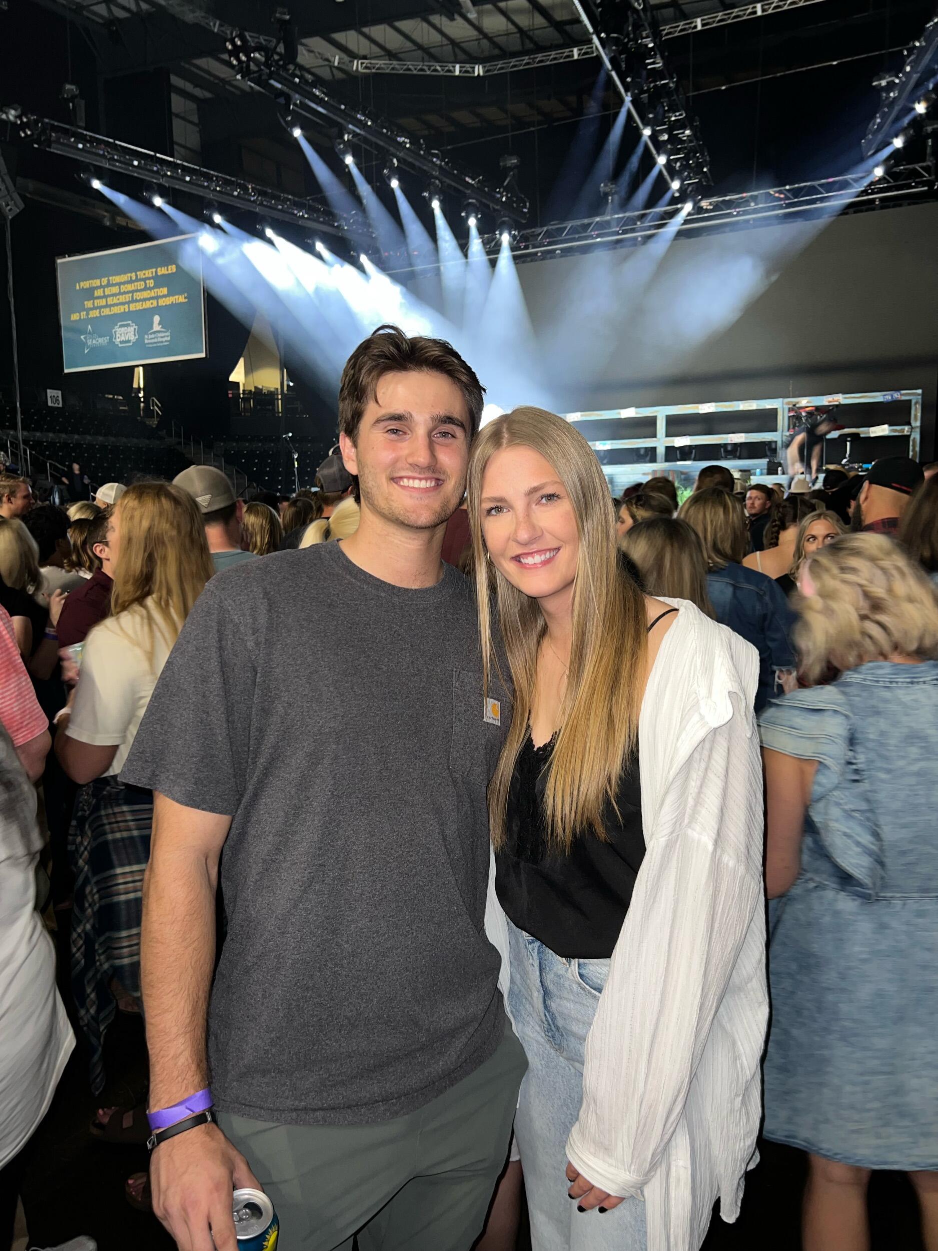 One of the many concerts we have attended together!