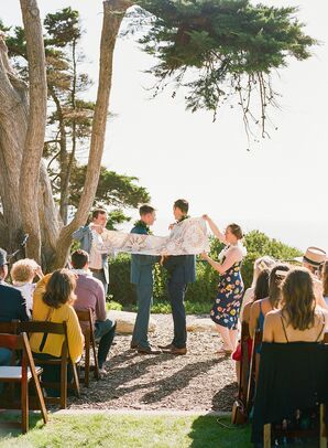 Modern Same-Sex Wedding with Hawaiian Kapa Ceremony