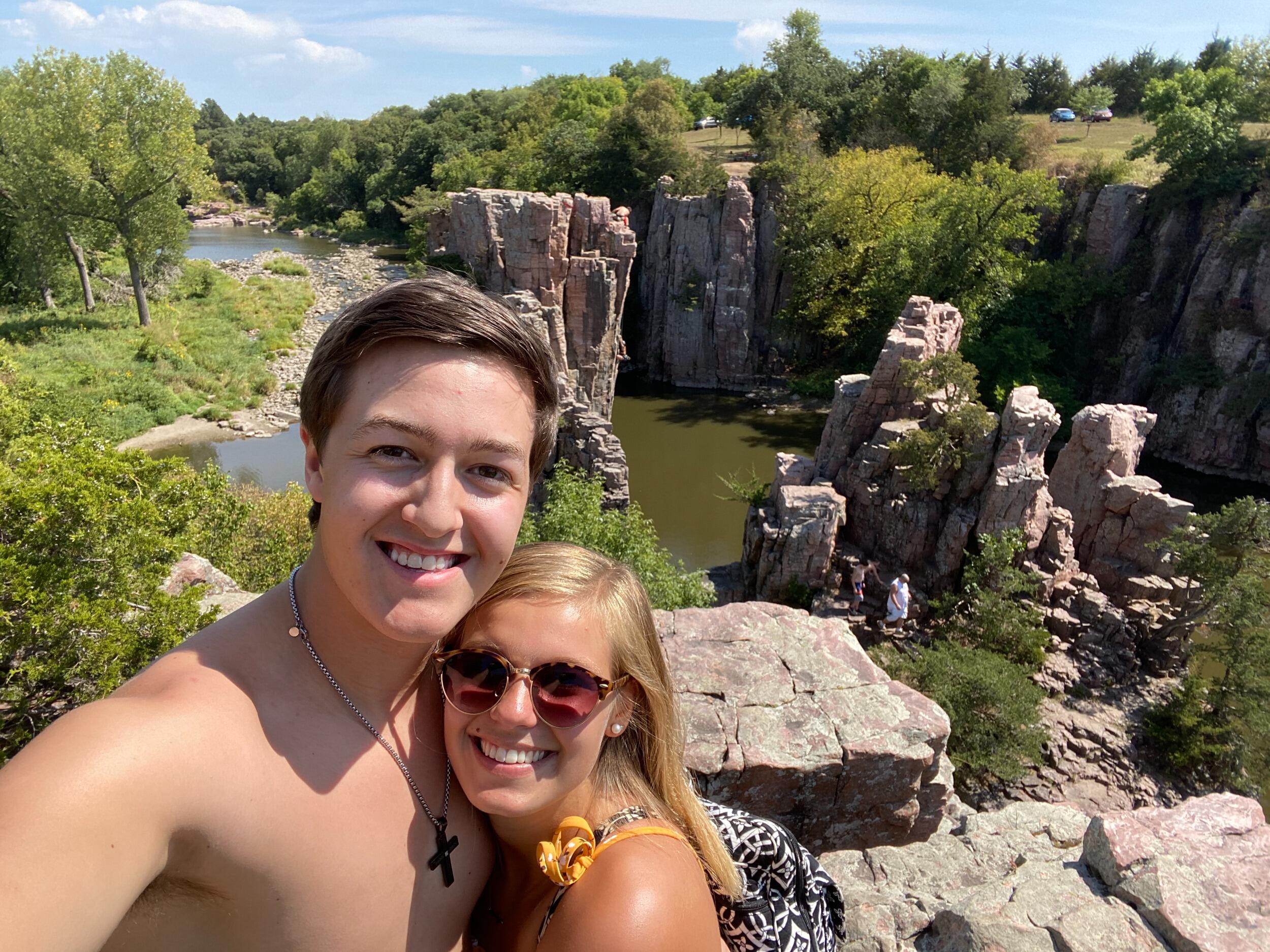One of the many visits Zack made to Sioux Falls during the adventures of long distance!