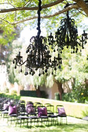 Glam, Gothic-Style Black Chandeliers