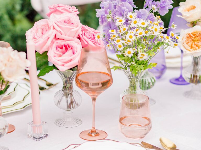 Estelle Colored Glass trending wedding registry item 2023