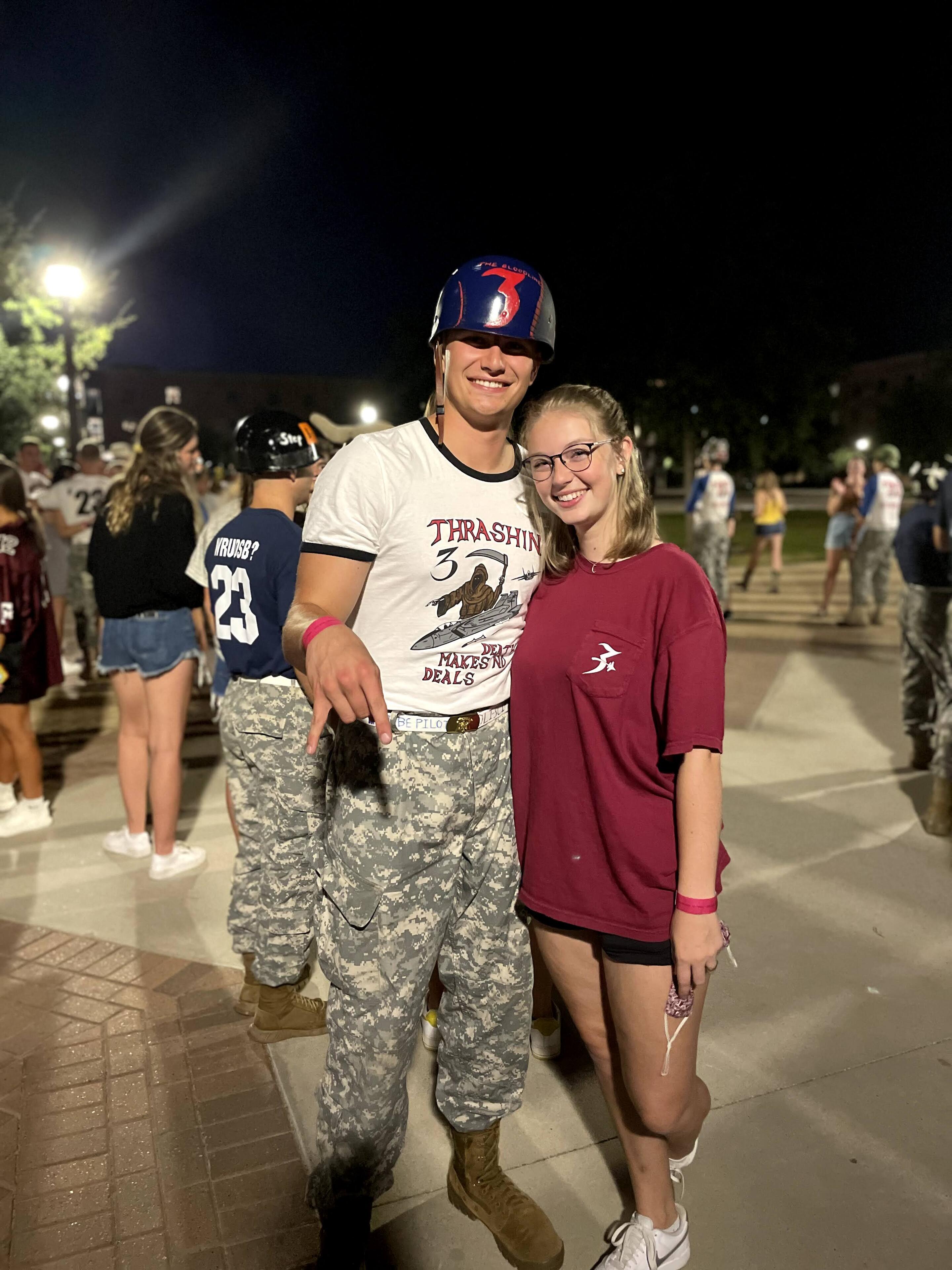 Everyone give it up for Peggy - Midnight Yell with the Thunderbirds