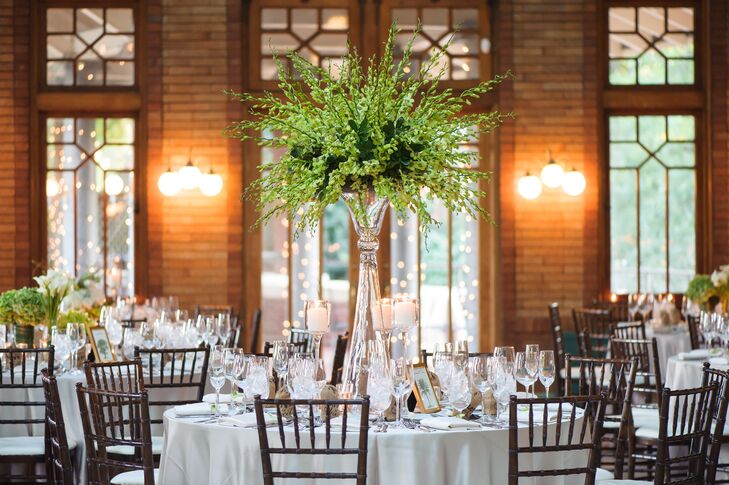 Tall Green Floral Centerpiece