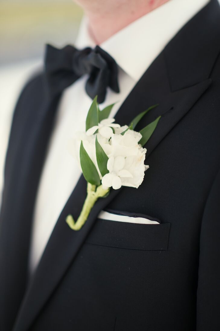 White Boutonniere