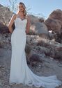 Calla Blanche 126125 Cristela Sheath Wedding Dress - thumbnail - 1