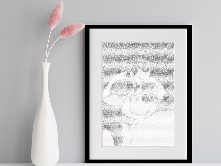 first dance art paper anniversary gifts
