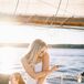 Diabetic Bride Injecting Insulin During Boat Rehearsal Dinner