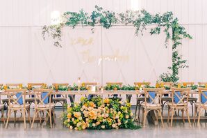 Reception at The Farmhouse in Montgomery, Texas