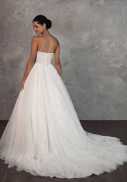 Essense of Australia D4270 Ball Gown Wedding Dress - 4
