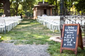 Ceremony Seating Sign